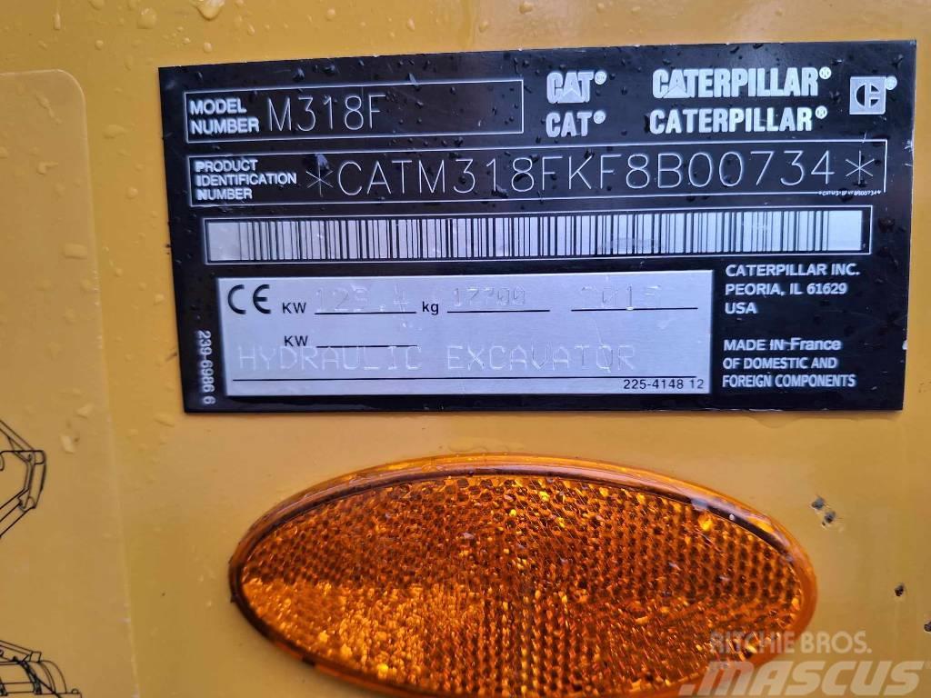 CAT M 318 F Mobilbagger