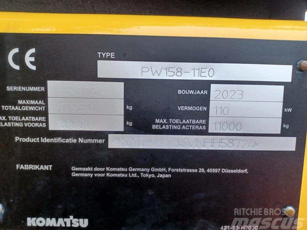 Komatsu PW158-11E0 Mobilbagger