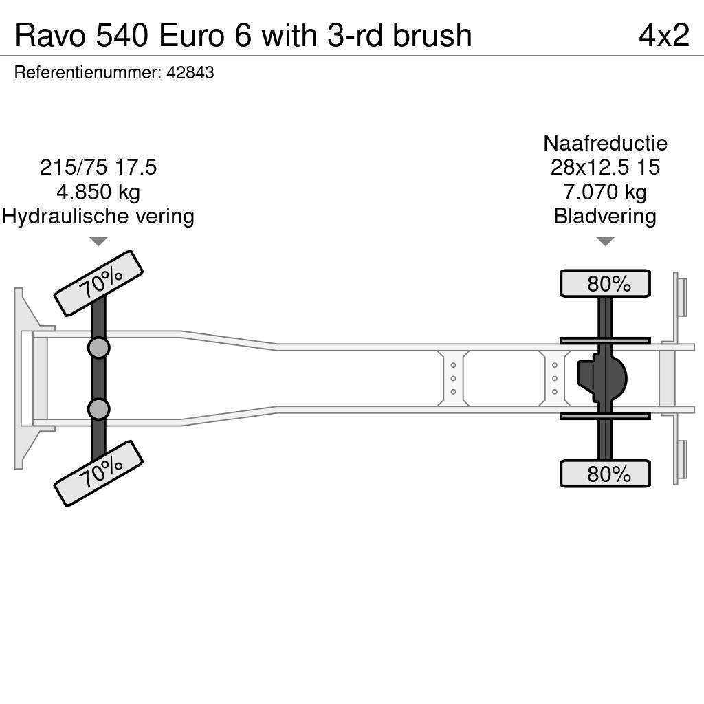 Ravo 540 Euro 6 with 3-rd brush Kehrmaschine