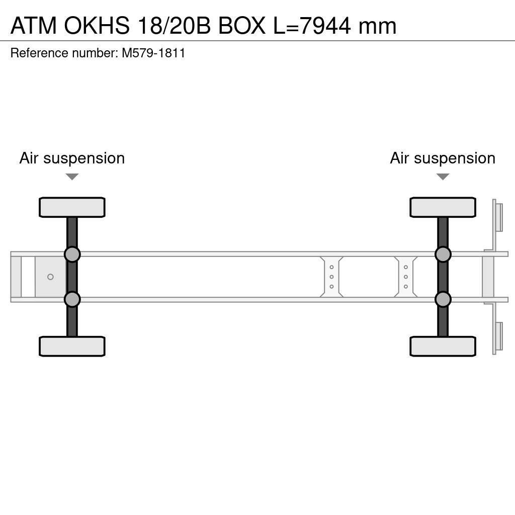 ATM OKHS 18/20B BOX L=7944 mm Kippladerauflieger
