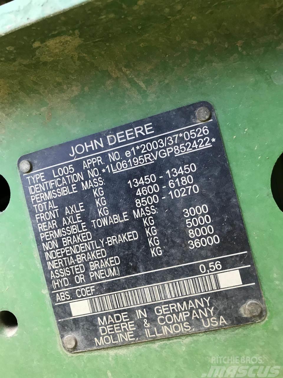 John Deere 6195R Traktoren