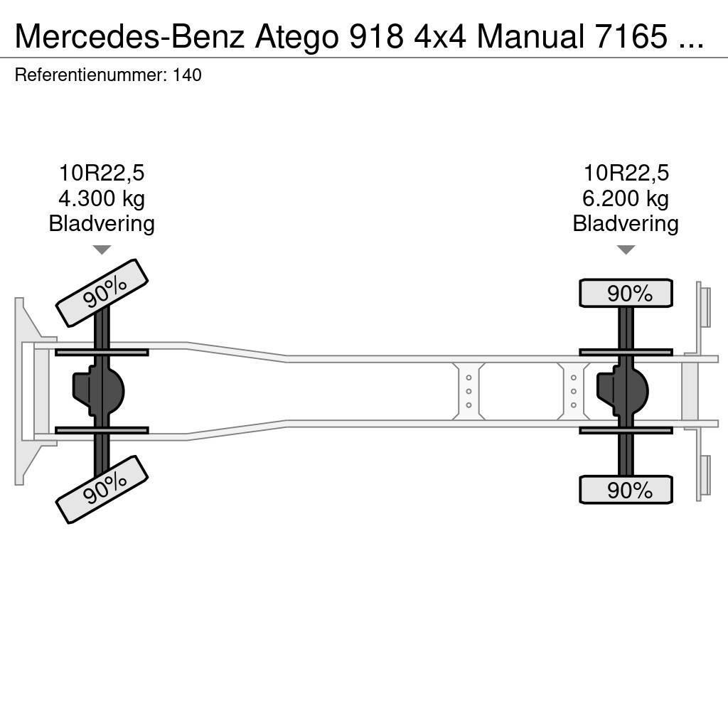 Mercedes-Benz Atego 918 4x4 Manual 7165 KM Generator Firetruck C Kofferaufbau