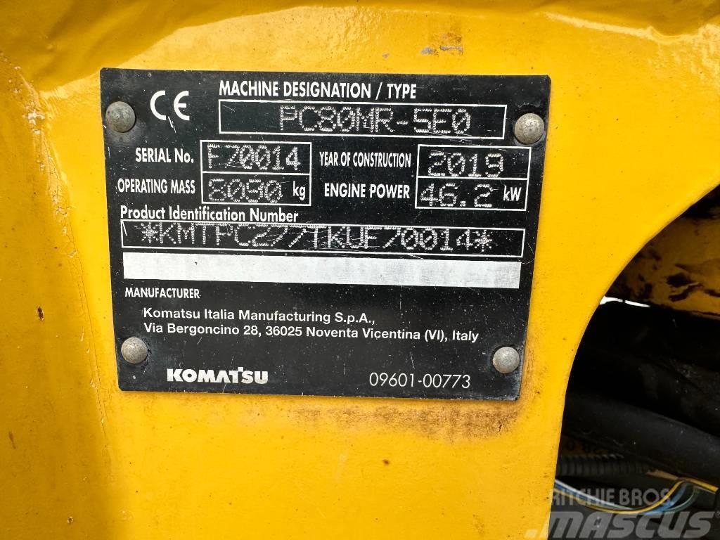 Komatsu PC80MR Midibagger  7t - 12t