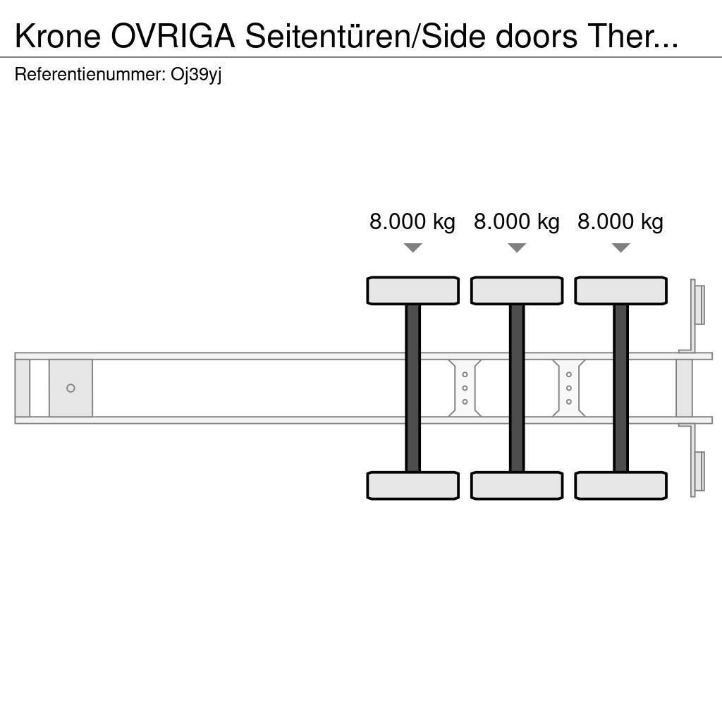 Krone OVRIGA Seitentüren/Side doors Thermo King SL400 Kühlauflieger