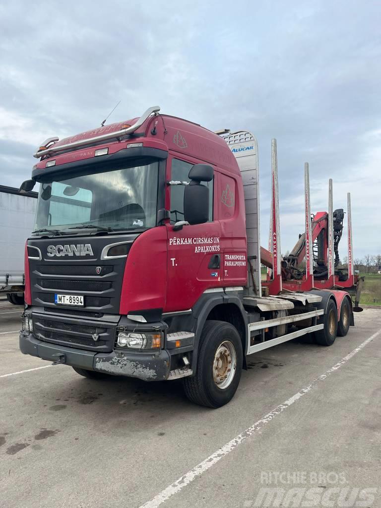 Scania R 500 Holztransporter