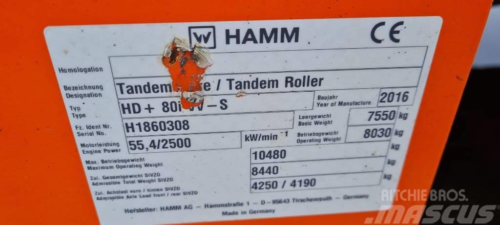 Hamm HD+ 80 i VV-S Tandemwalzen