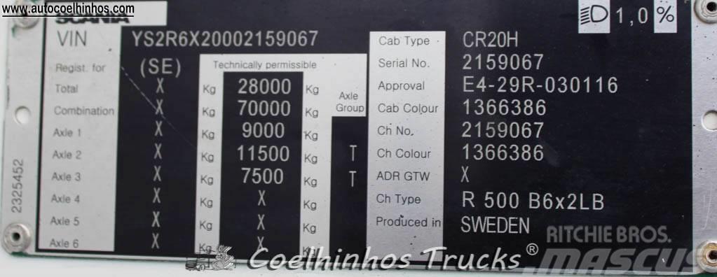 Scania R 500  Retarder Wechselfahrgestell