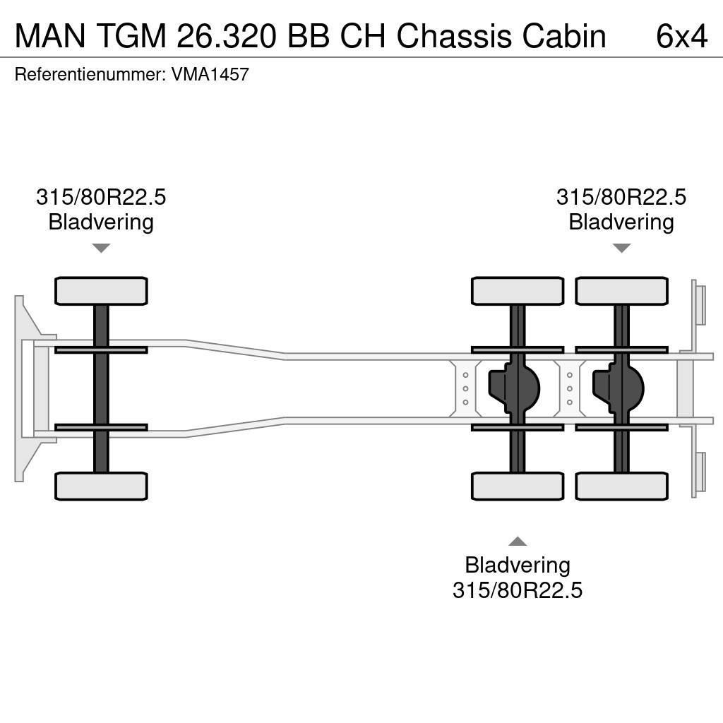 MAN TGM 26.320 BB CH Chassis Cabin Wechselfahrgestell