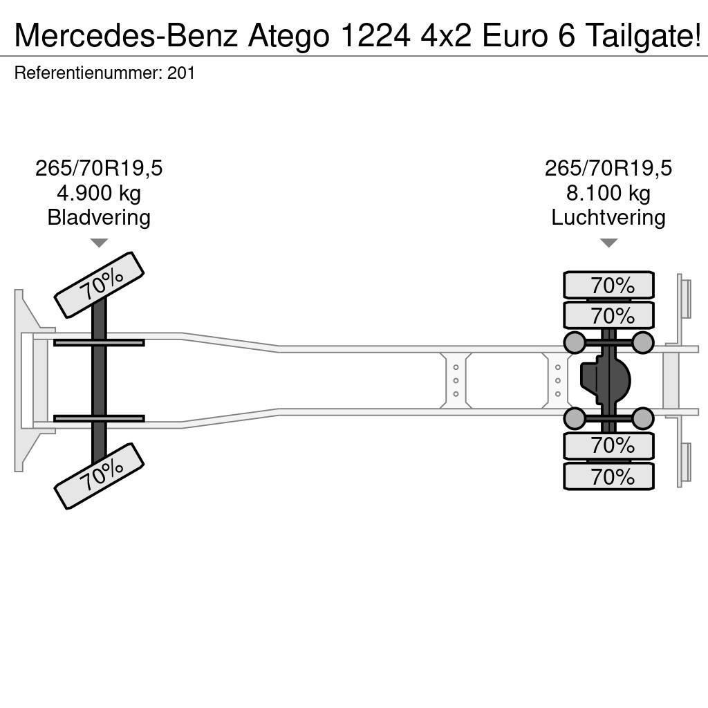 Mercedes-Benz Atego 1224 4x2 Euro 6 Tailgate! Kofferaufbau