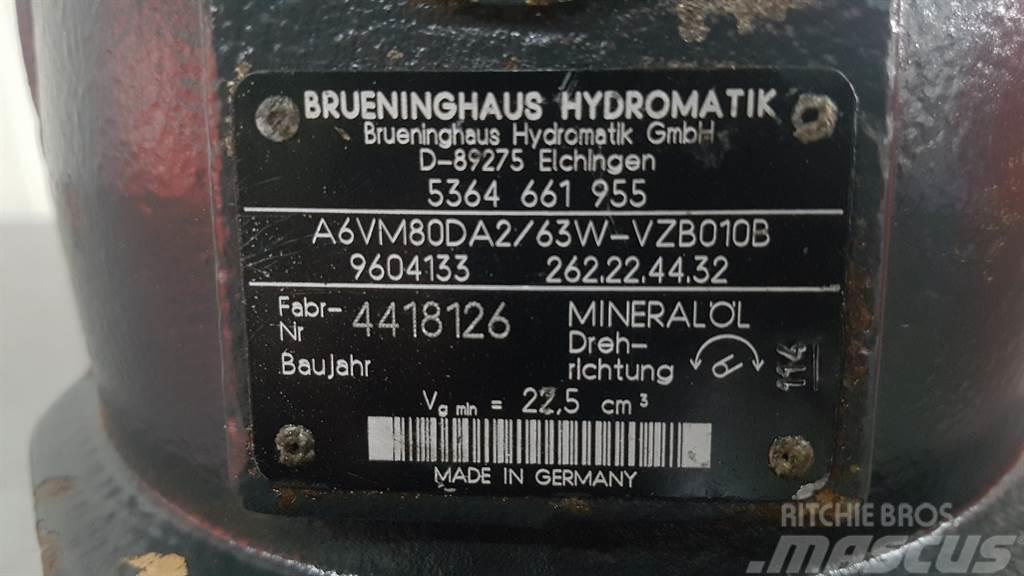 Brueninghaus Hydromatik A6VM80DA2/63W - Zeppelin ZL100 - Drive motor Hydraulik