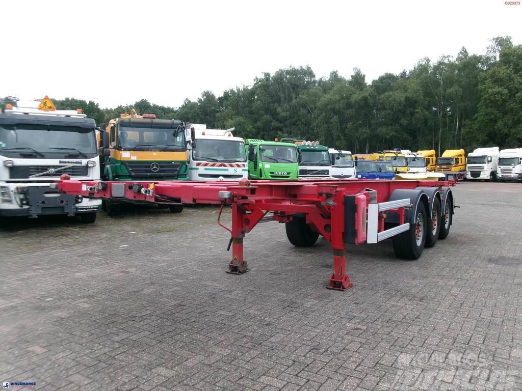 Asca 3-axle container trailer 20-30 ft Containerauflieger