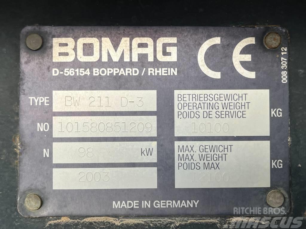 Bomag BW 211 D-3 Walzenzüge