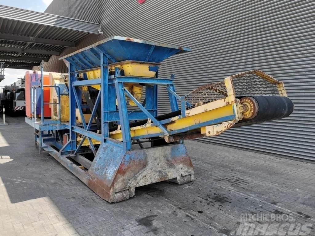 Bräuer MOB Jaw Crusher  Hooklift System  Electric + Diese Mobile Brecher