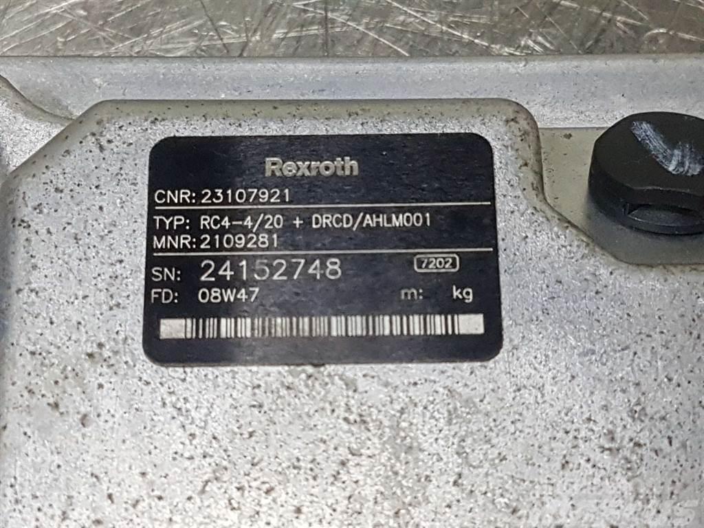 Ahlmann AZ150E-23107921-Rexroth RC4-4/20+DRCD-Control unit Elektronik