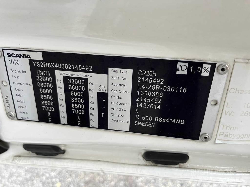 Scania R500 8X4*4 EURO 6 + RETARDER Wechselfahrgestell
