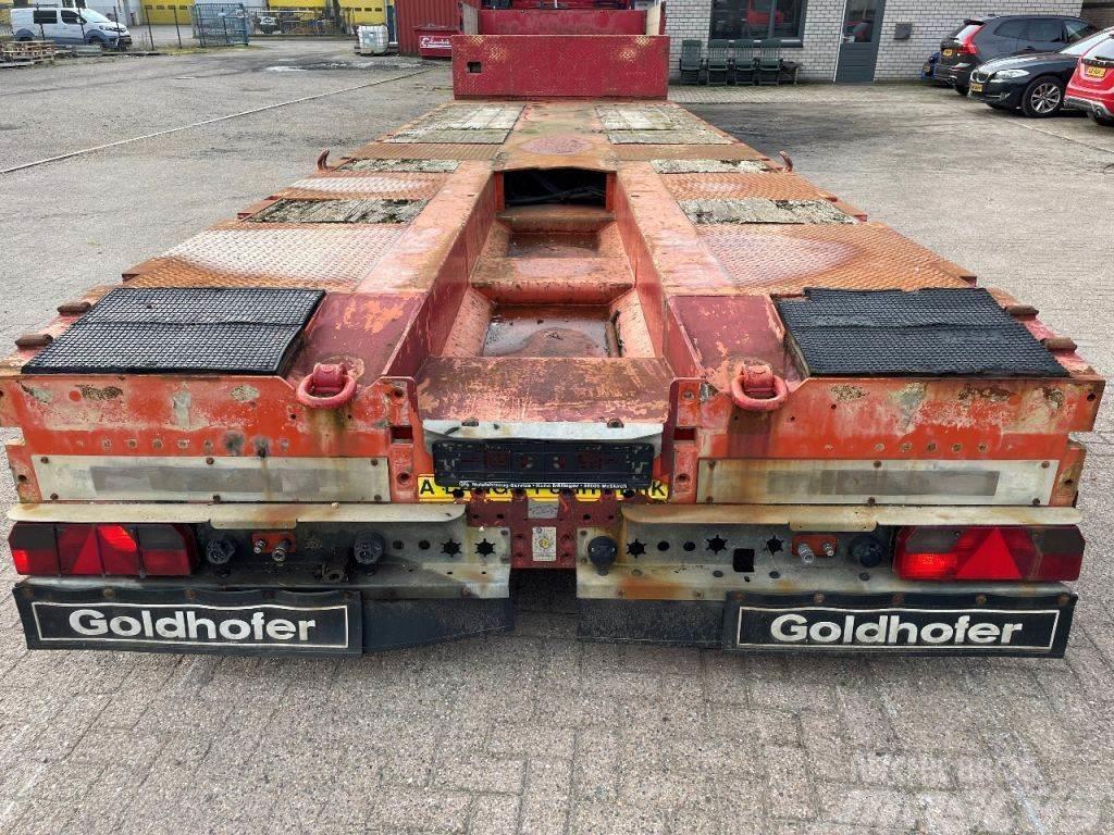 Goldhofer STZ-L 3-38/80 F2 with hydraulic ramps Tieflader-Auflieger