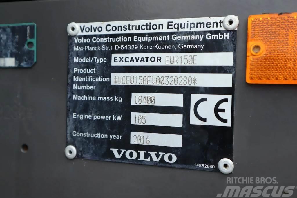 Volvo EWR 150 E | TILTROTATOR | BUCKET | OUTRIGGERS | TR Mobilbagger