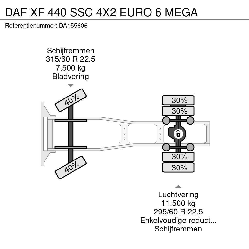 DAF XF 440 SSC 4X2 EURO 6 MEGA Sattelzugmaschinen