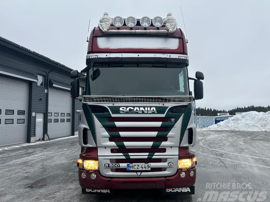 Scania R500 6x2 hiab nosturilla Sattelzugmaschinen