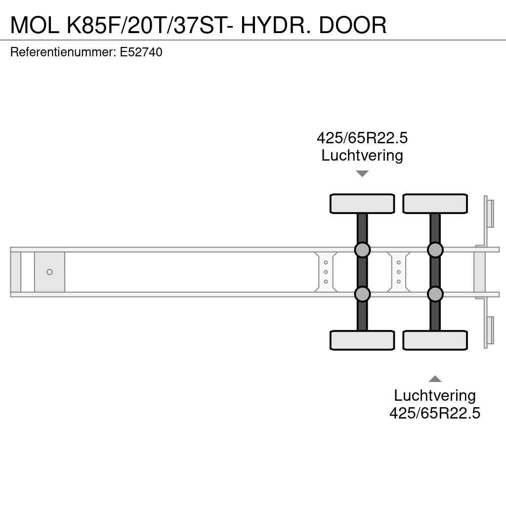 MOL K85F/20T/37ST- HYDR. DOOR Kippladerauflieger