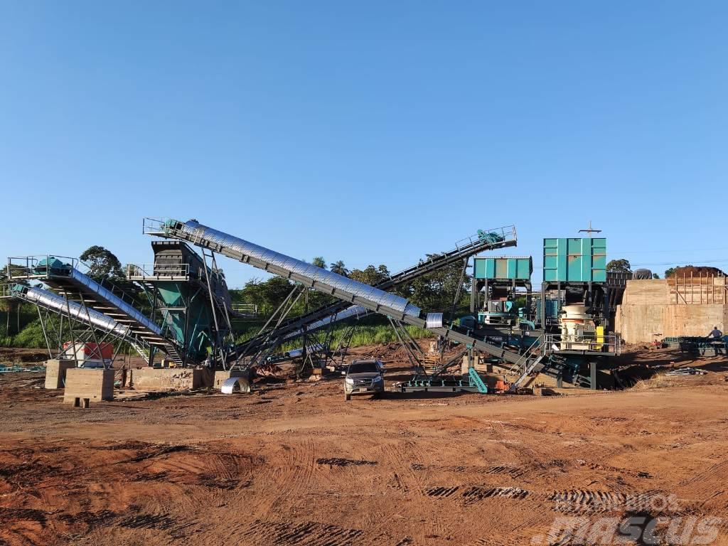 Constmach Stationary Stone Crusher Plant 300 T/H Pulverisierer