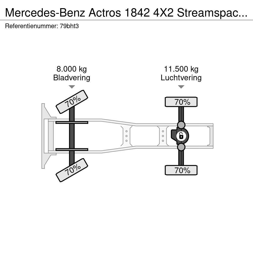 Mercedes-Benz Actros 1842 4X2 Streamspace NL Truck Side skirts 8 Sattelzugmaschinen