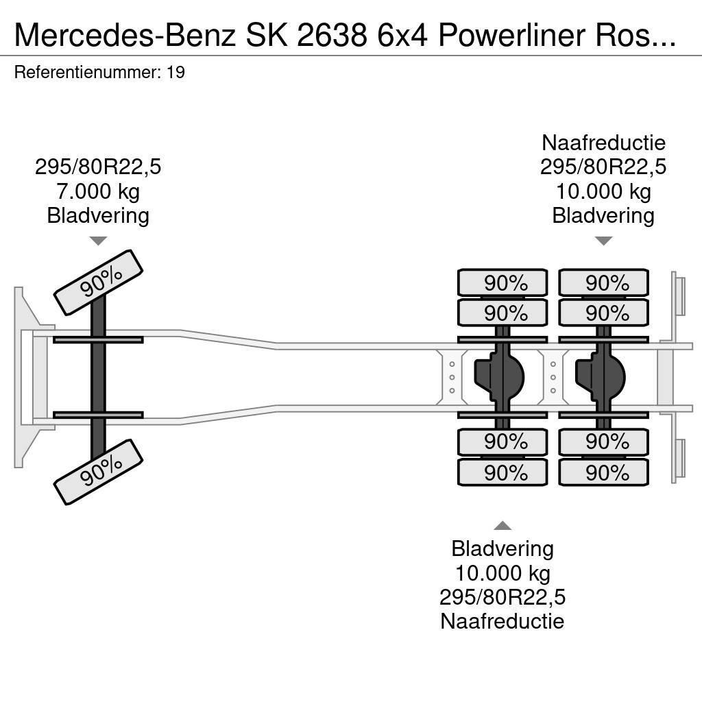 Mercedes-Benz SK 2638 6x4 Powerliner Rosenbauer ULF 2 Like New! Löschfahrzeuge