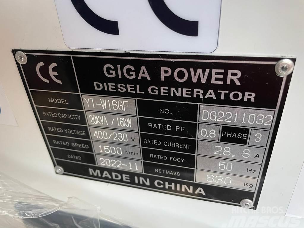  Giga power YT-W16GF 20KVA silent set Andere Generatoren