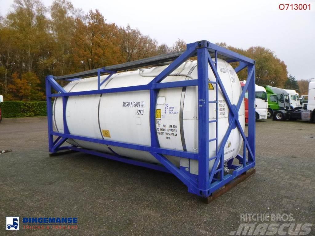  M Engineering Chemical tank container inox 20 ft / Tankcontainer 
