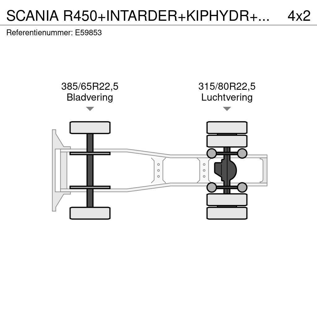 Scania R450+INTARDER+KIPHYDR+65T+FULL OPTION Sattelzugmaschinen
