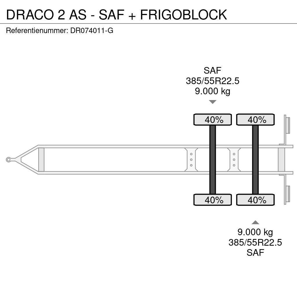 Draco 2 AS - SAF + FRIGOBLOCK Kühlanhänger