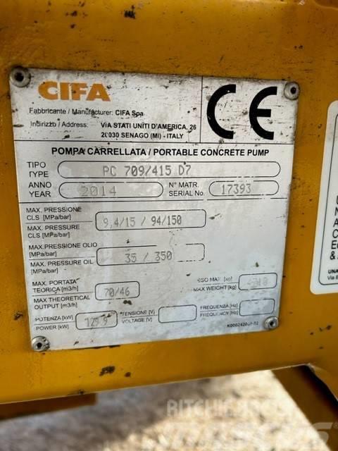 Cifa PC 709 / 415 D7 Betonpumpen