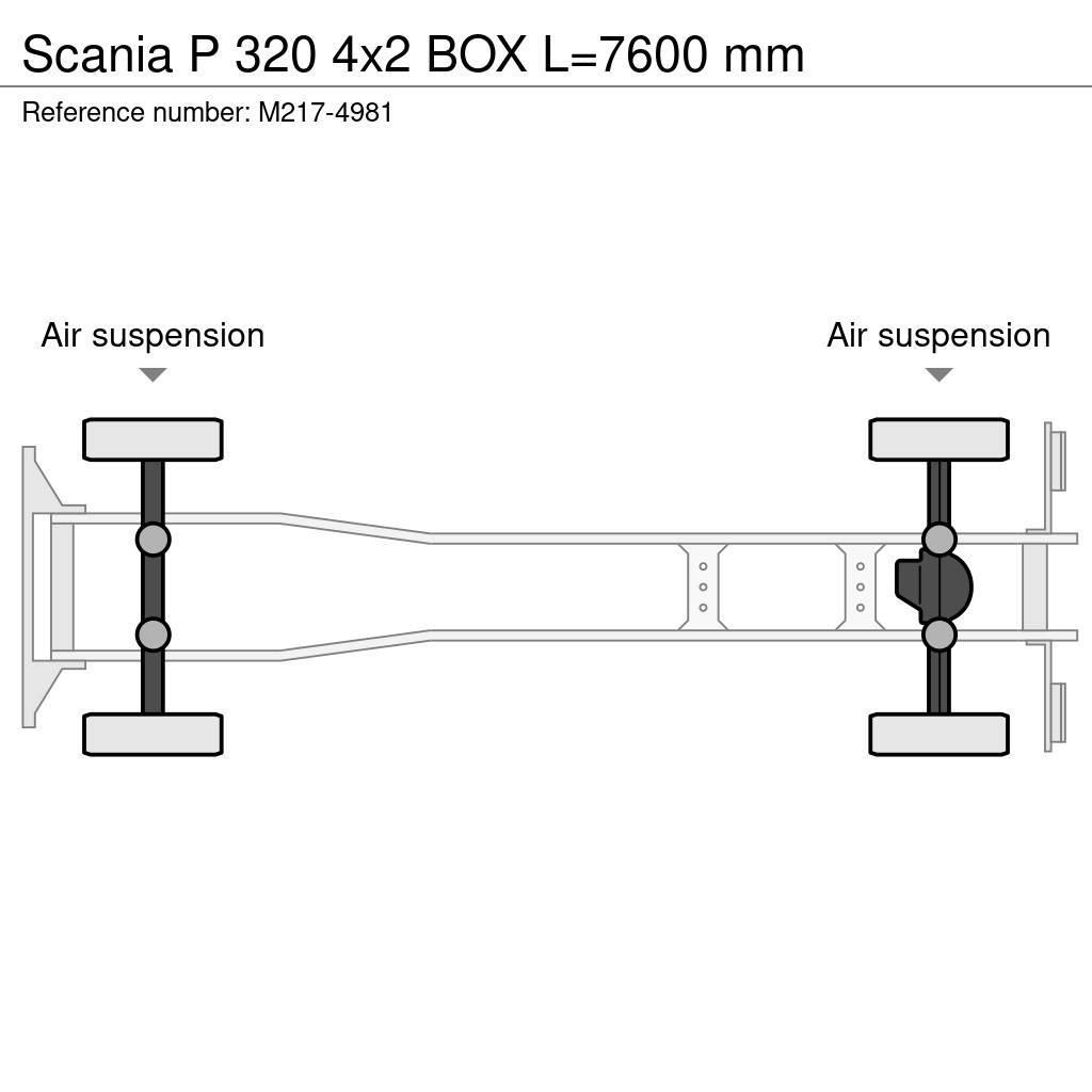 Scania P 320 4x2 BOX L=7600 mm Kofferaufbau