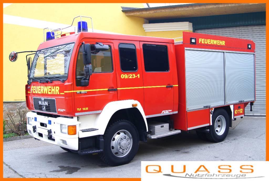 MAN 14.224 L80 4x4 /TÜV/METZ TLF 16/25 Feuerwehr Löschfahrzeuge