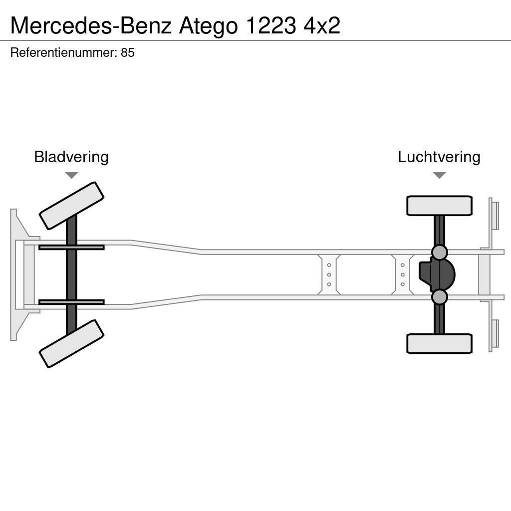 Mercedes-Benz Atego 1223 4x2 Pritschenwagen/Pritschenwagen mit Seitenklappe