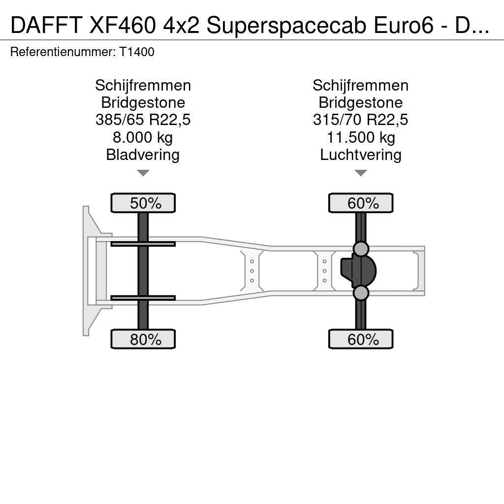 DAF FT XF460 4x2 Superspacecab Euro6 - Double Tanks - Sattelzugmaschinen
