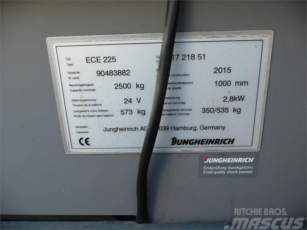 Jungheinrich ECE 225 2380x510mm Niederhub-Kommissionierer