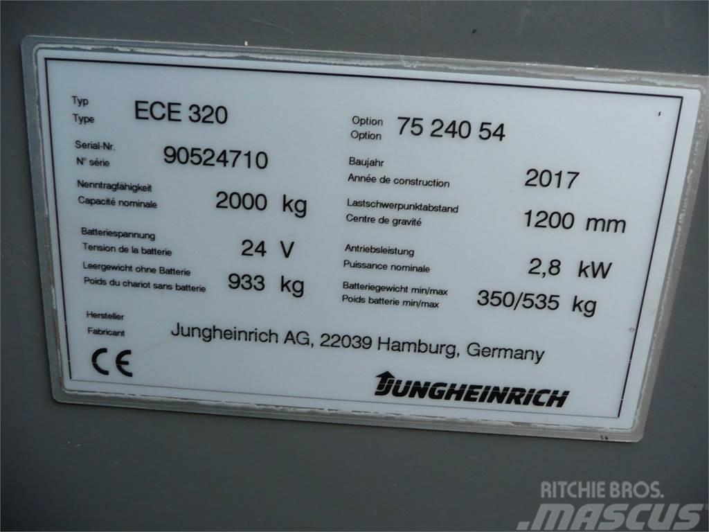 Jungheinrich ECE 320 2400x540mm Niederhub-Kommissionierer