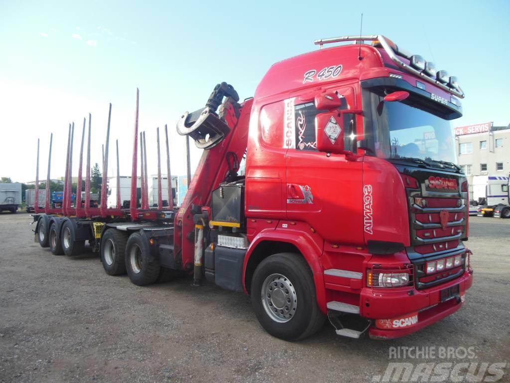 Scania R 450 Holztransporter
