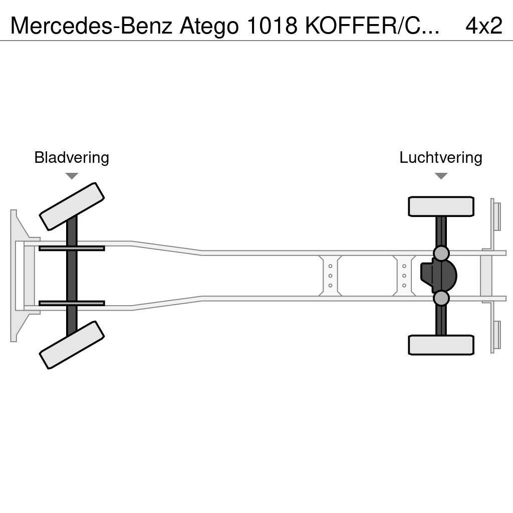 Mercedes-Benz Atego 1018 KOFFER/CAISSE + D'HOLLANDIA 1500 KG Kofferaufbau