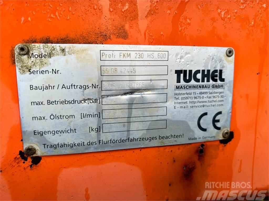 Tuchel Profi 660 kost - 230 cm. bred / Volvo ophæng Radlader