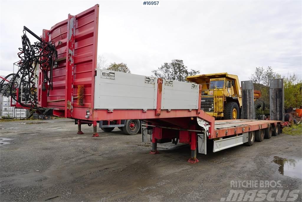 Damm 4 axle machine trailer with ramps and manual widen Andere Anhänger
