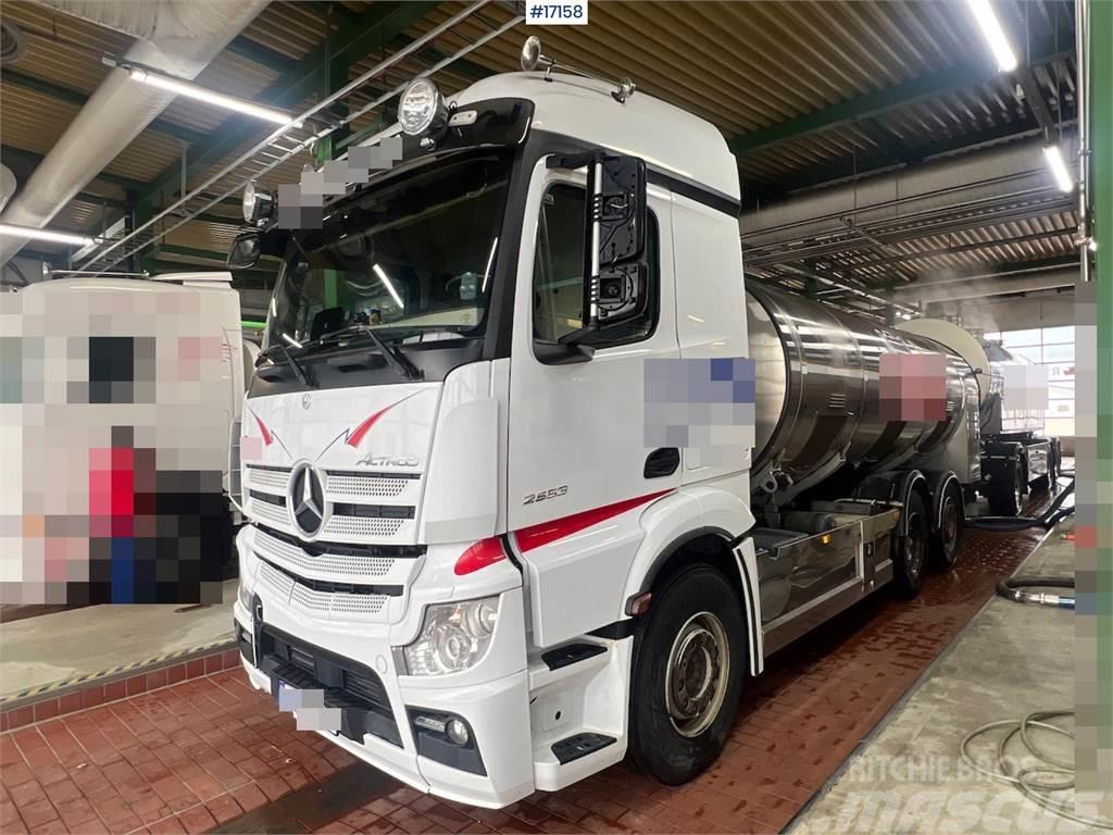 Mercedes-Benz Actros 2553 6x2 Chassis. WATCH VIDEO Wechselfahrgestell