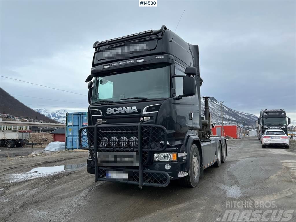 Scania R730 6x4 Crane hauler w/ 22 t/m palfinger crane Kranwagen