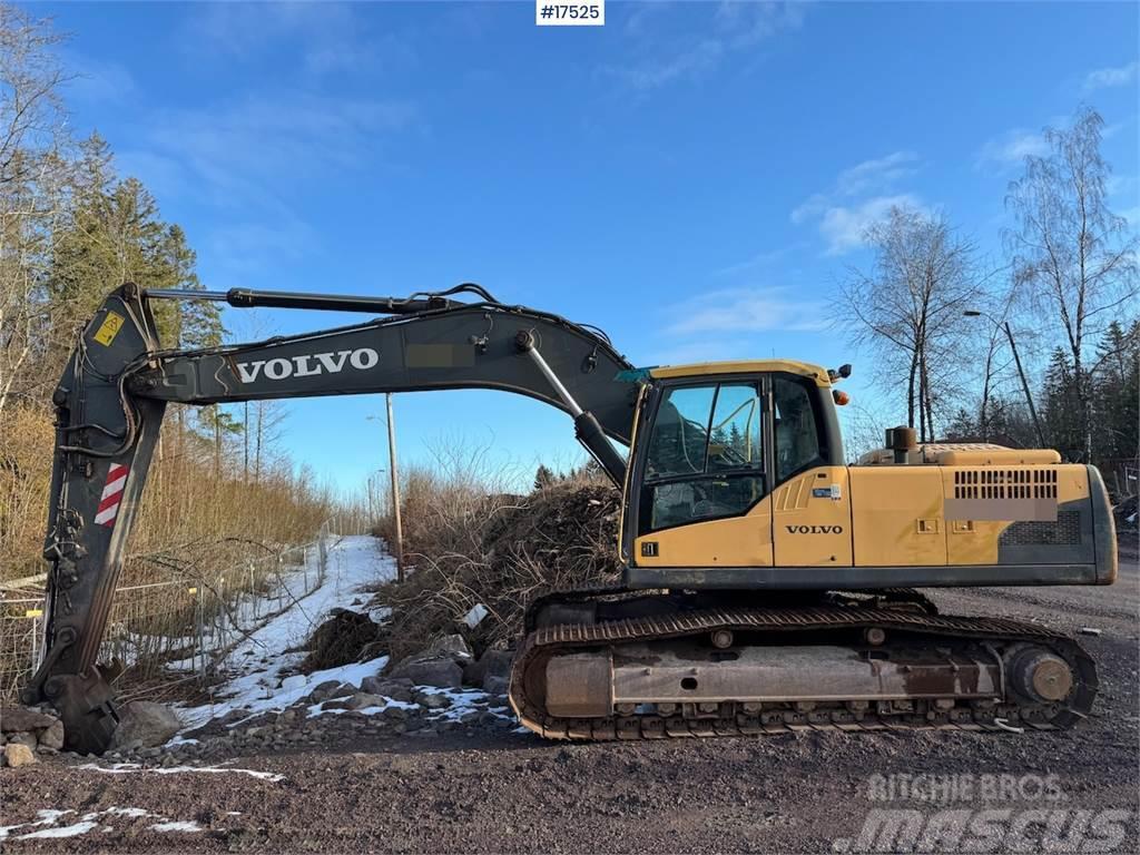 Volvo EC240CL Tracked excavator w/ bucket WATCH VIDEO Raupenbagger