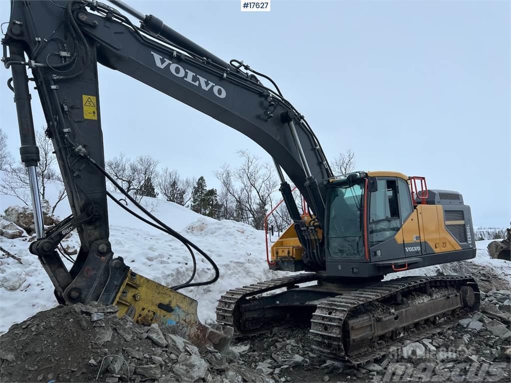 Volvo EC380EL excavator w/ 4370 hours WATCH VIDEO Raupenbagger