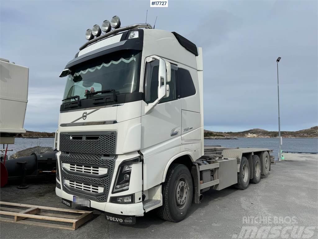Volvo Fh16 8x4 chassis. WATCH VIDEO Wechselfahrgestell