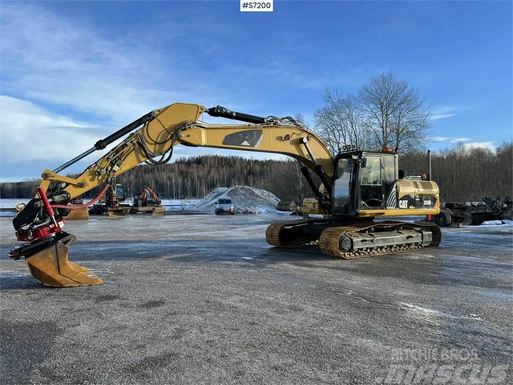 CAT 324D Rotor tilt RT80 with grip + bucket SEE VIDEO Raupenbagger
