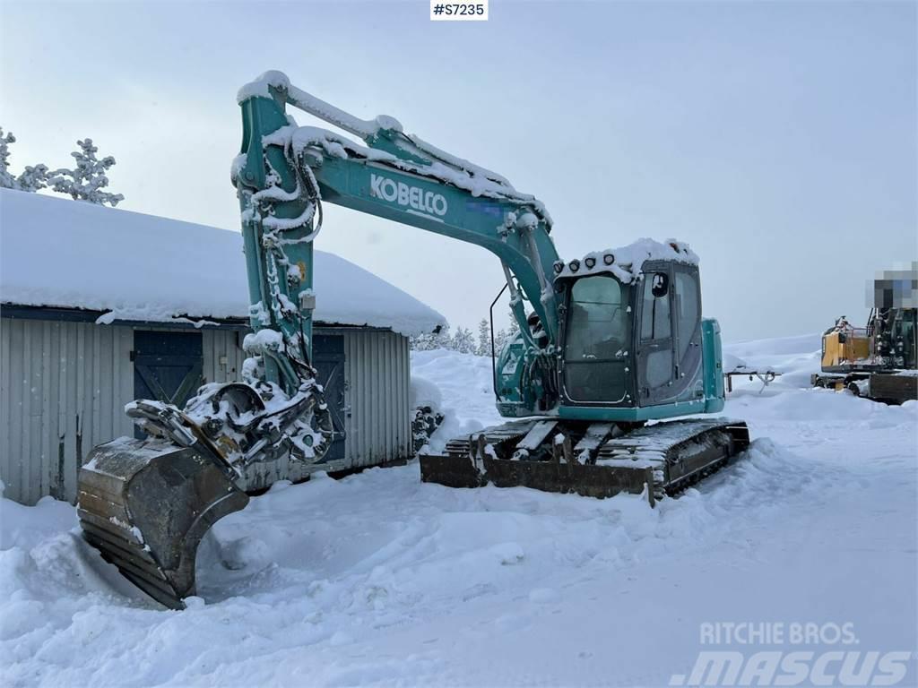 Kobelco SK140 SRLC-5 Excavator with Engcon rototilt Raupenbagger
