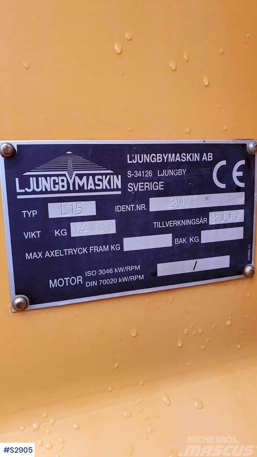 Ljungby L15 WHEEL LOADER WITHOUT BUCKET Radlader